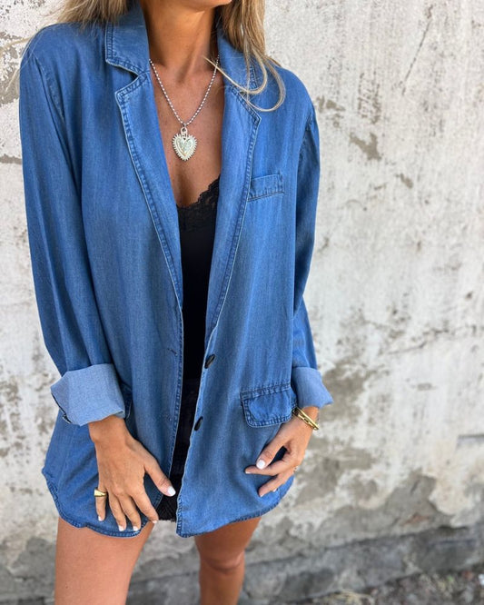 Blazer à Coupe Décontractée pour Femme | Idéal pour Mi-Saison