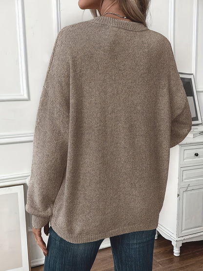 Pull À Coupe Classique Avec Manches Longues Pour Femme | Idéal Pour Usage Quotidien