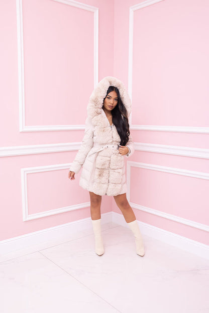 Veste À Capuche avec Ceinture Et Taille Réglable pour Femme | Idéale pour Le Printemps Et L’Automne