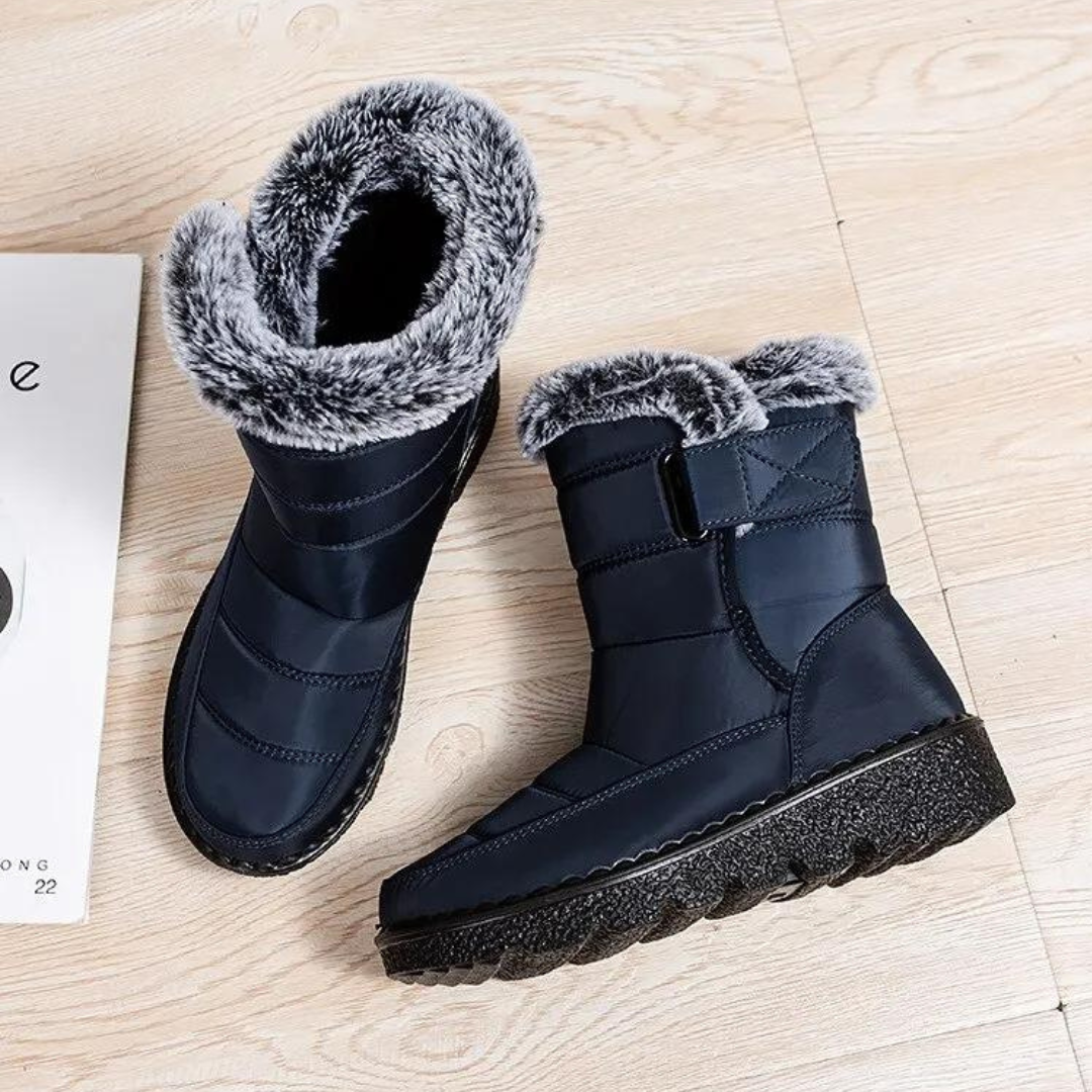 Bottes Mi-Hautes À Fermeture Auto-Agrippante Pour Adultes | Idéales Pour L’hiver