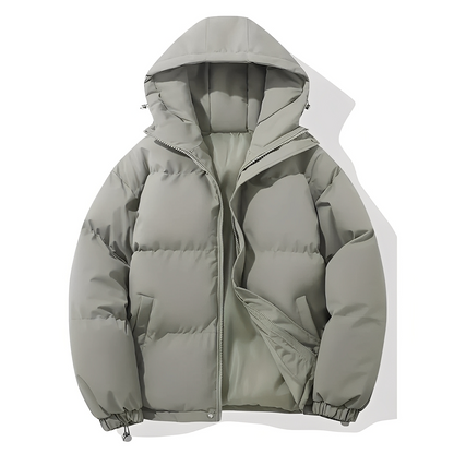 Veste d’Hiver avec Capuche et Fermeture Zippée pour Homme | Idéale pour Usage Quotidien