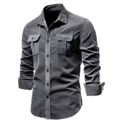 Chemise Slim Fit À Manches Longues Pour Homme | Idéal Pour Usage Quotidien