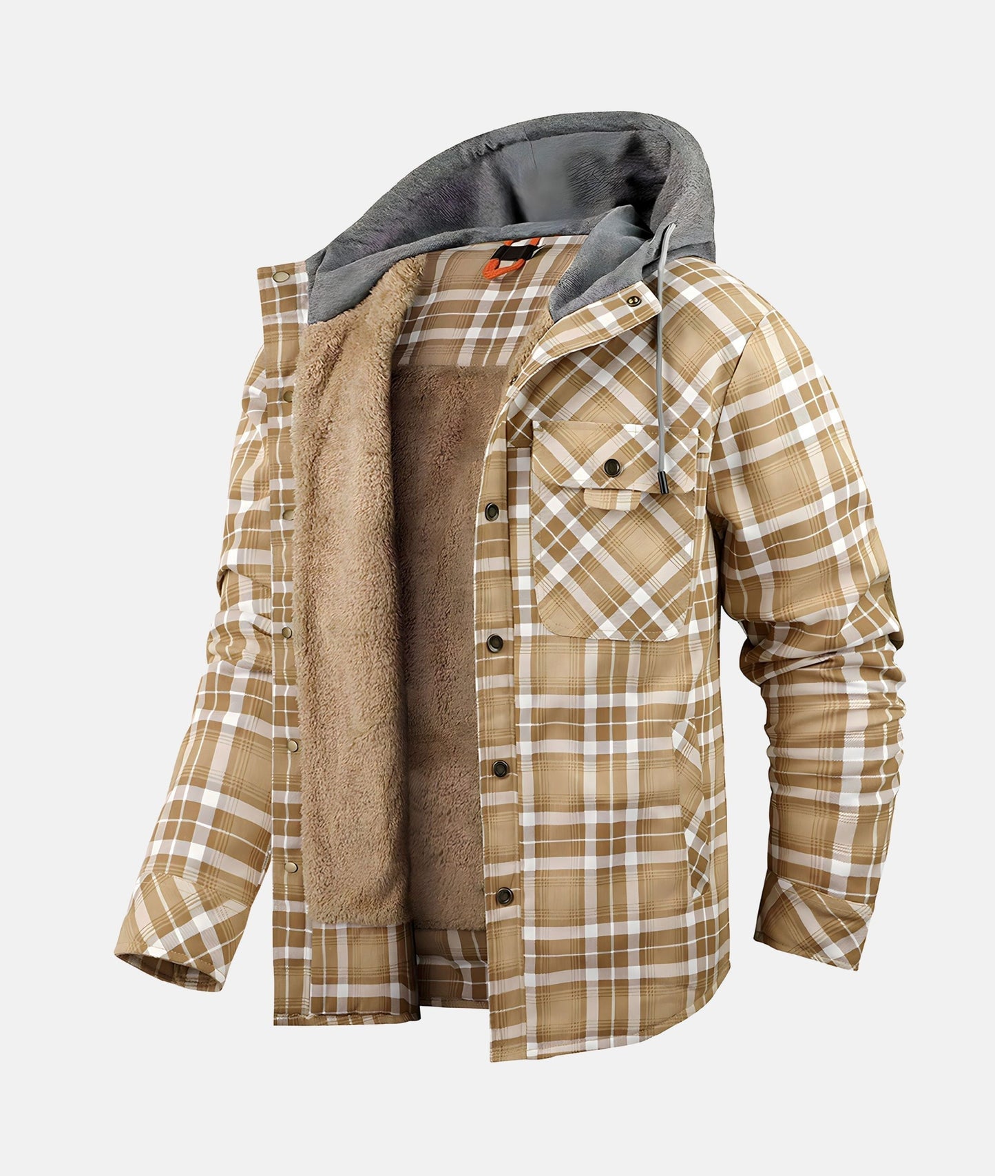 Veste Gilet avec Capuche et Doublure pour Hommes | Idéal pour Automne et Hiver