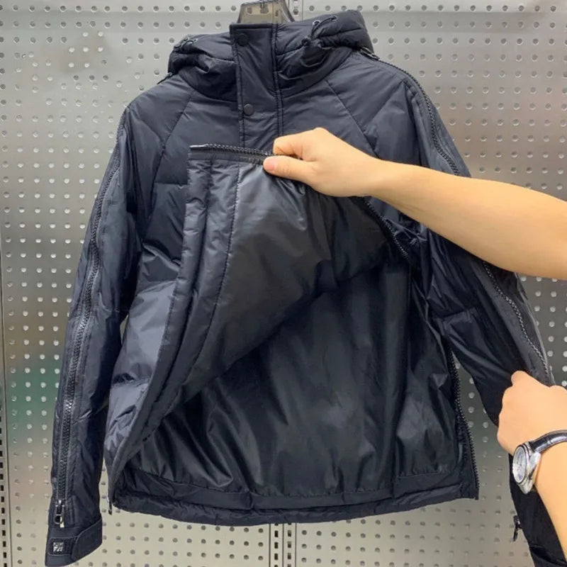 Veste Matelassée avec Fermeture Éclair et Poches pour Homme | Idéale pour l’Hiver