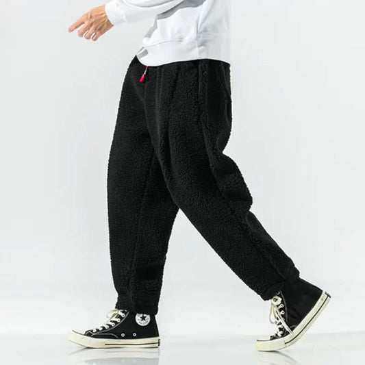 Pantalon Décontracté avec Taille Élastique et Bas Resserrés pour Homme | Idéal pour un Usage Quotidien