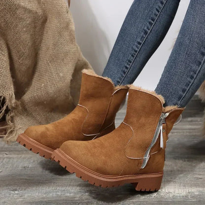 Bottes D’hiver Fermées Pour Femme À Enfilage Facile | Idéales Pour La Saison Froide