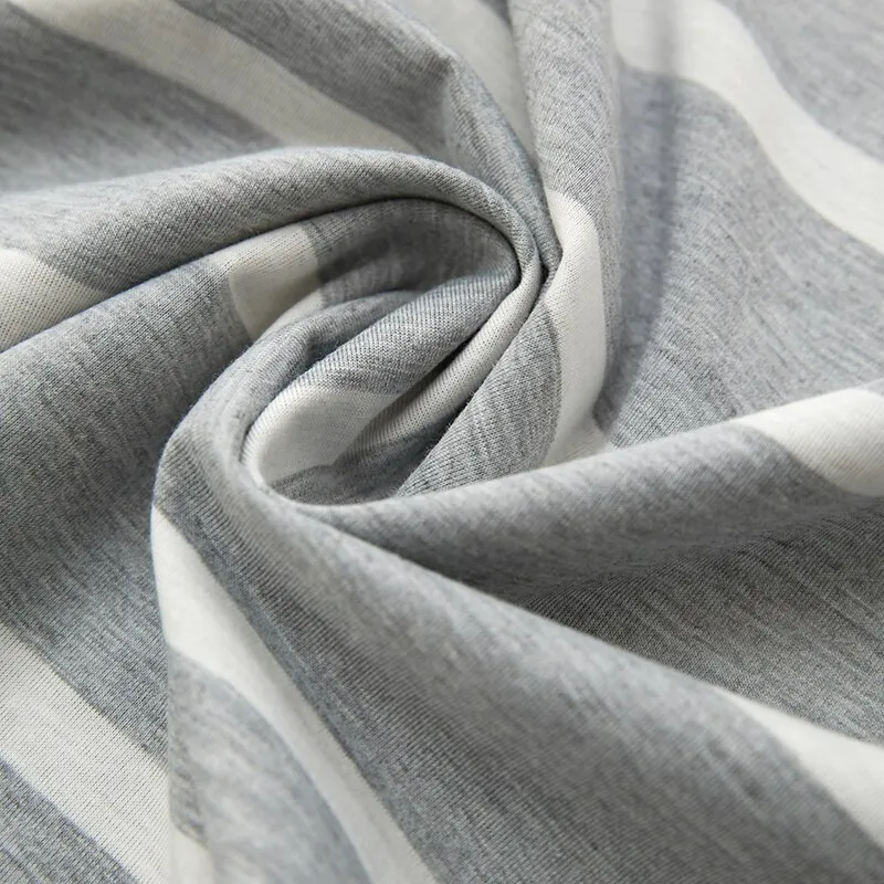 Shortama Rayé à Manches Courtes pour Homme | Idéal pour la Nuit ou la Détente à la Maison