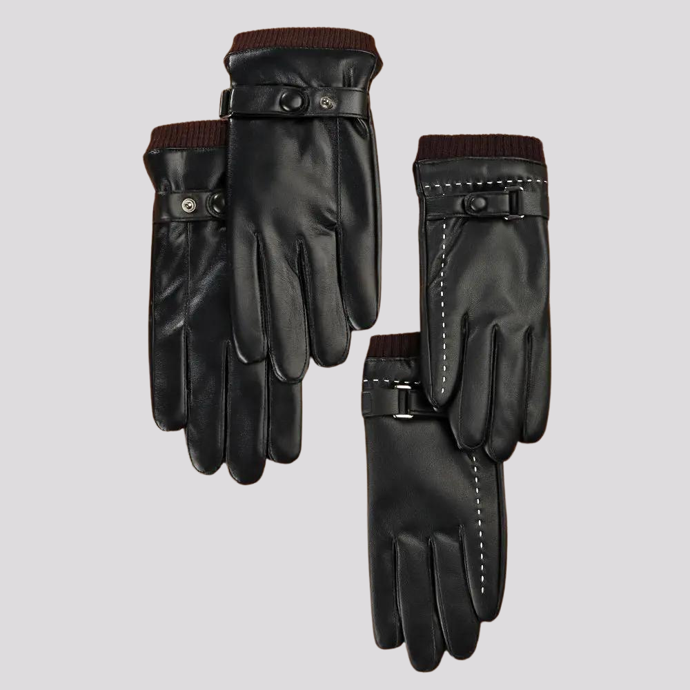 Gants pour Hommes avec Coupe Ajustée et Design Classique | Idéal pour la Saison Automnale