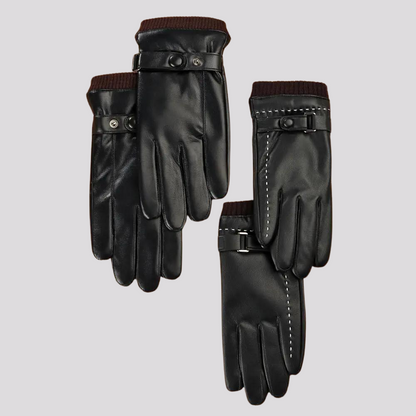 Gants pour Hommes avec Coupe Ajustée et Design Classique | Idéal pour la Saison Automnale