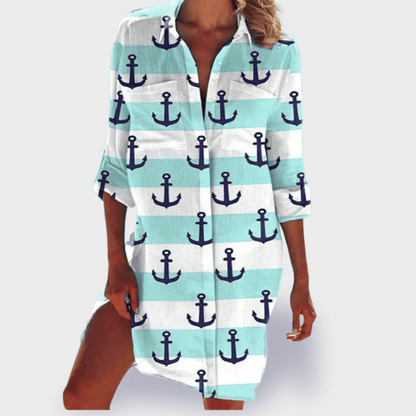 Robe Fluide Imprimée Pour Femme | Idéale Pour Les Journées Chaudes Et Les Sorties Décontractées