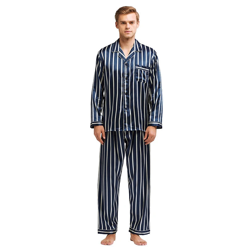 Pyjama avec Fermeture Boutonnée pour Homme | Idéal pour la Nuit à la Maison
