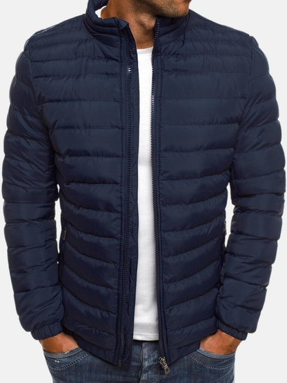 Veste Matelassée avec Col Montant pour Homme | Idéale pour l’Automne et l’Hiver