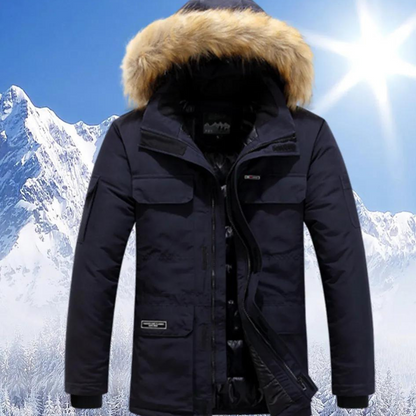 Parka d’Hiver avec Capuche pour Homme | Idéale pour la Saison Froide