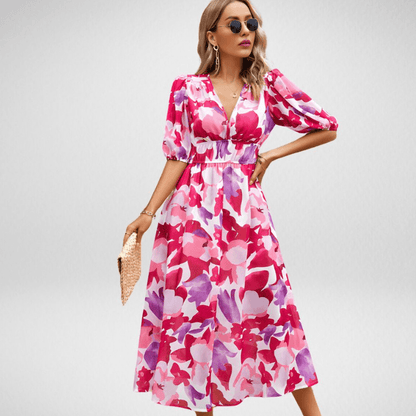 Robe Midi Avec Coupe Confortable Pour Femme | Idéale Pour Occasions Spéciales