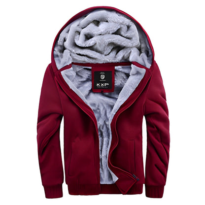 Manteau D’hiver Avec Doublure Intérieure Et Col Haut Pour Hommes | Idéal Pour La Saison Froide