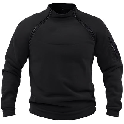 Sweat-Shirt Fonctionnel avec Fermetures Zippées pour Adultes | Idéal pour les Activités Hivernales