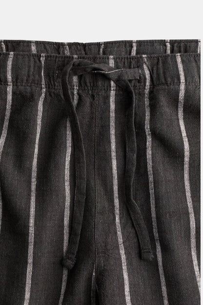 Pantalon De Détente À Taille Élastique Avec Motif Rayé pour Hommes | Idéal pour Un Usage Quotidien