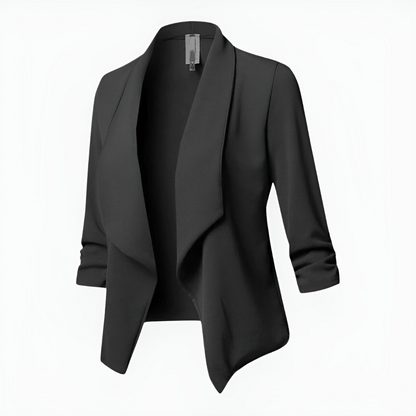 Blazer À Manches Longues Avec Silhouette Structurée Pour Femme | Idéal Pour Occasions Formelles
