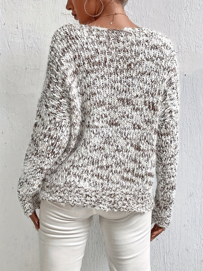 Pull À Coupe Ample Avec Manches Longues Pour Femme | Idéal Pour Usage Quotidien