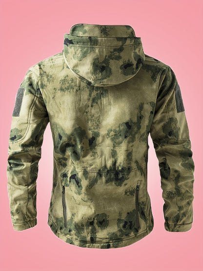 Coupe-Vent Camouflage à Capuche pour Hommes | Idéal pour l’Hiver