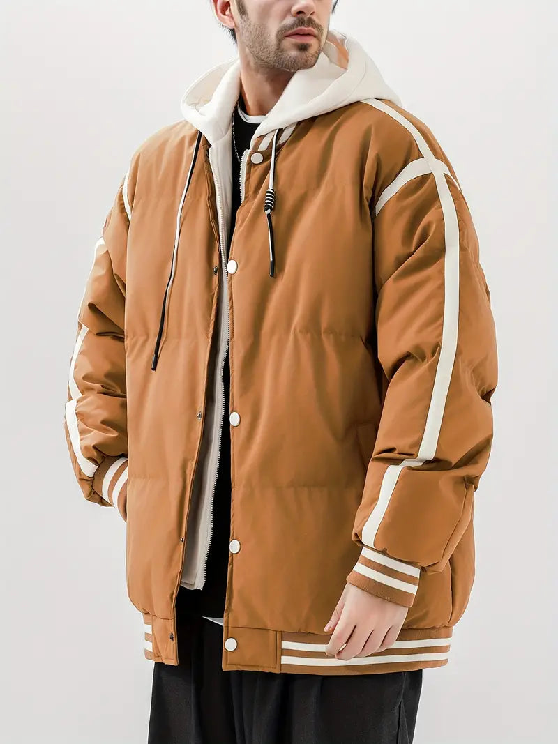 Veste Matelassée À Fermeture Zippée pour Homme | Idéale pour L’Hiver