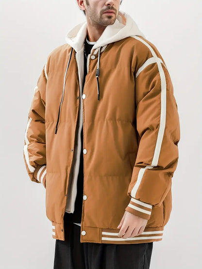 Veste Matelassée À Fermeture Zippée pour Homme | Idéale pour L’Hiver
