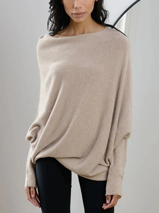 Pull Oversize à Col Convertible pour Femmes | Idéal pour Différentes Occasions