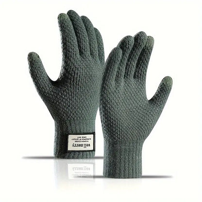 Gants Tricotés avec Fonction Écran Tactile pour Homme | Idéal pour l’Hiver