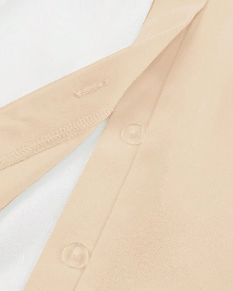 Chemise À Manches Lanterne Avec Boutons Pour Femmes | Idéal Pour Le Printemps