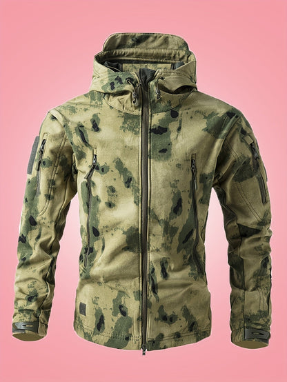 Coupe-Vent Camouflage à Capuche pour Hommes | Idéal pour l’Hiver