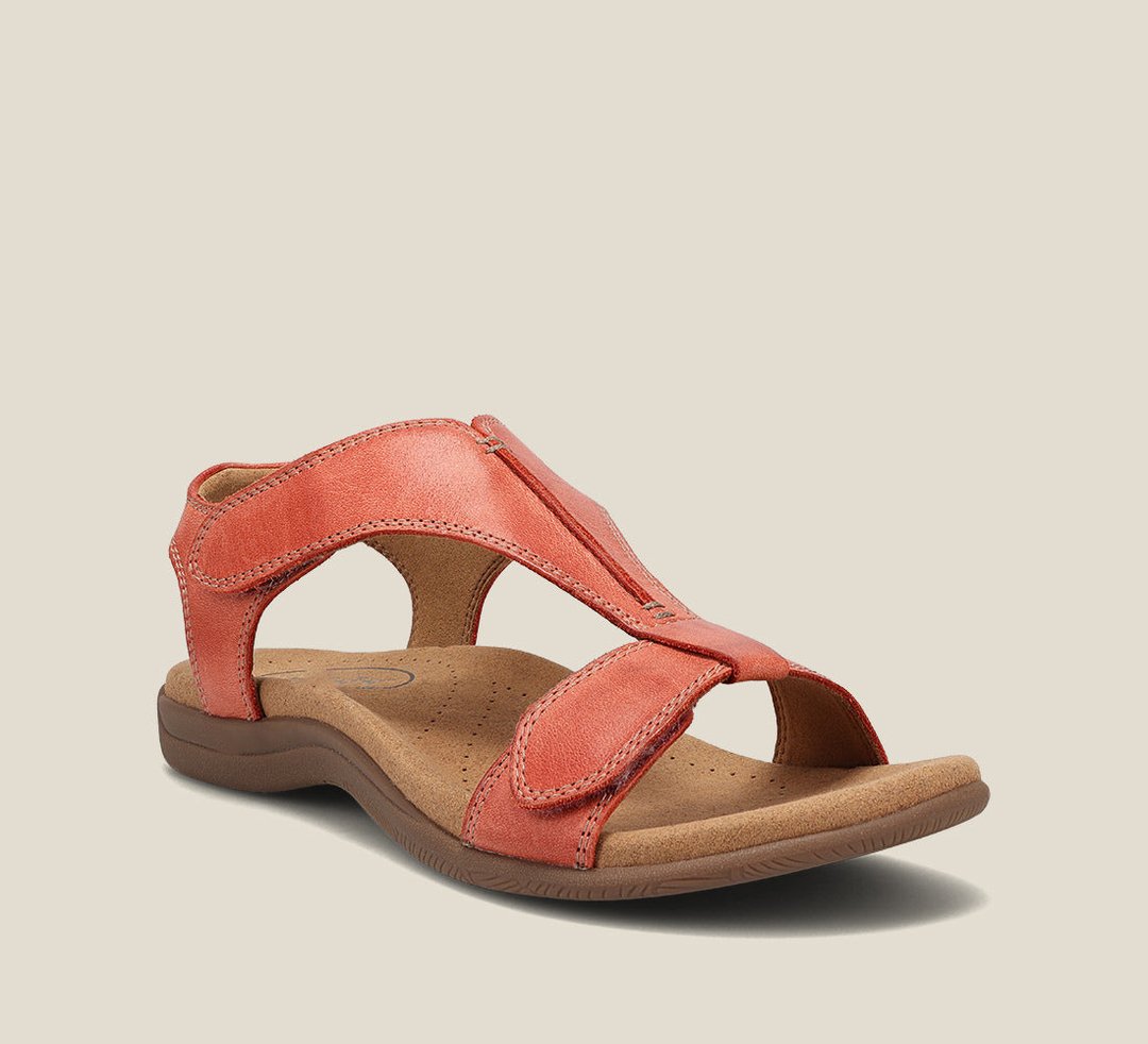 Sandales Avec Bride Réglable À Scratch Et Design À Lanière En T Pour Femmes | Idéal Pour La Saison Chaude