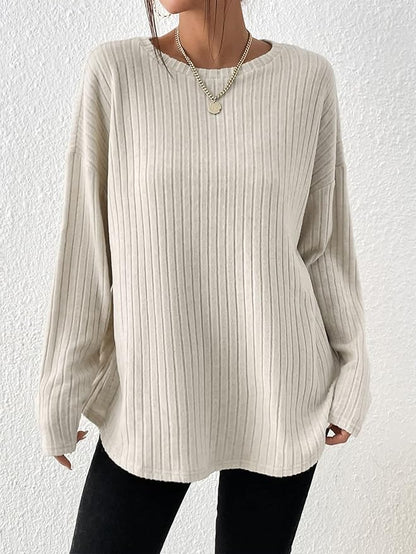 Pull À Manches Longues Avec Coupe Ample Pour Femme | Idéal Pour Usage Quotidien