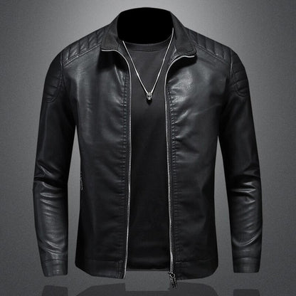 Veste Zippée avec Col Classique pour Hommes | Idéale pour la Mi-Saison