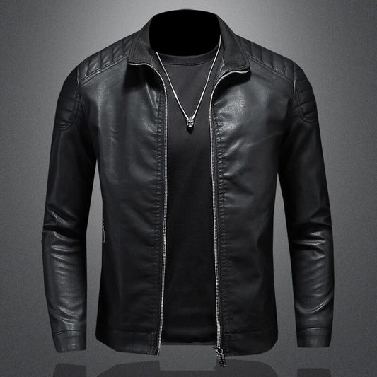 Veste Zippée avec Col Classique pour Hommes | Idéale pour la Mi-Saison