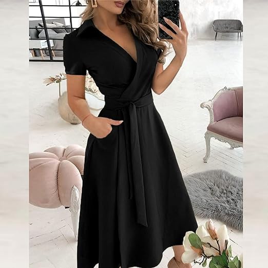 Robe Chemise À Taille Ample Avec Manches Longues Pour Femme | Idéale Pour Un Usage Quotidien