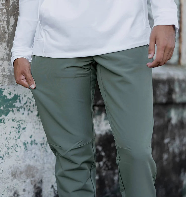Pantalon Fonctionnel avec Coupe Ajustée Et Taille Élastique pour Homme | Idéal pour Les Activités Quotidiennes