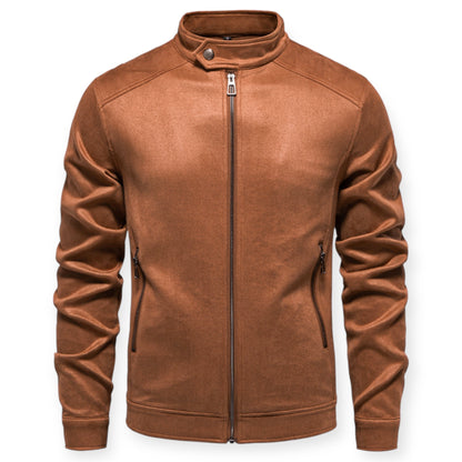 Veste Zippée À Col Montant pour Hommes | Idéale pour Les Sorties Quotidiennes