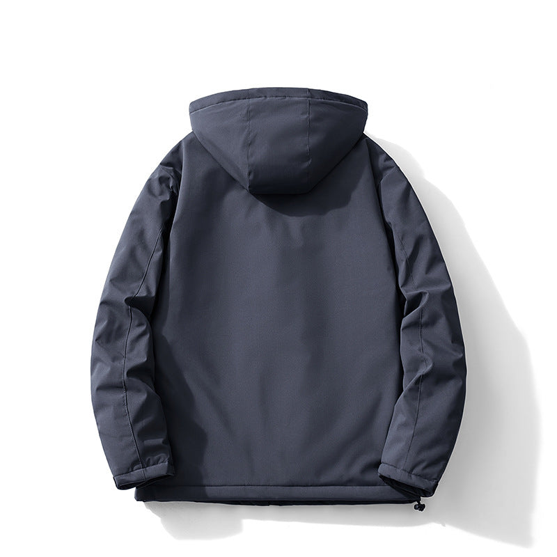 Veste d’Hiver avec Capuche et Doublure Épaisse pour Homme | Idéale pour les Jours Froids