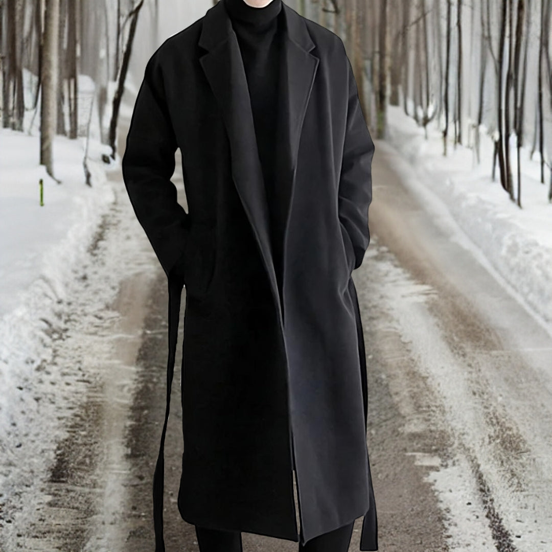 Manteau Long avec Coupe Classique pour Homme | Idéal pour l’Hiver