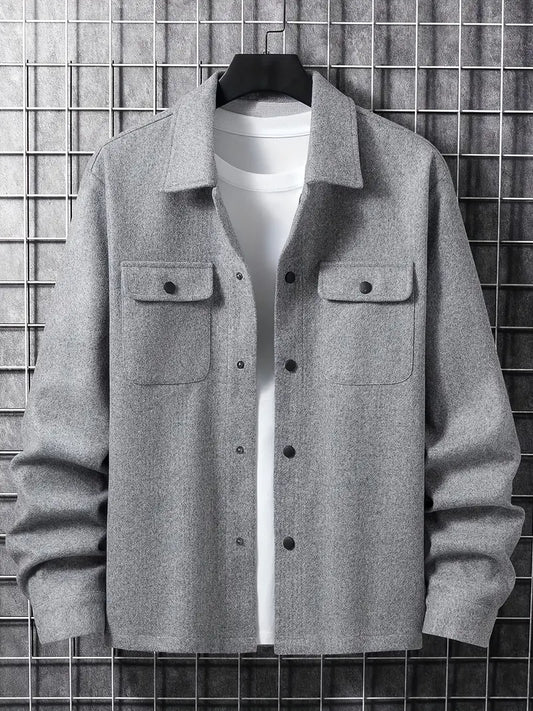 Veste D’Hiver avec Fermeture Zippée Et Poches Pratiques pour Homme | Idéal pour La Saison Froide