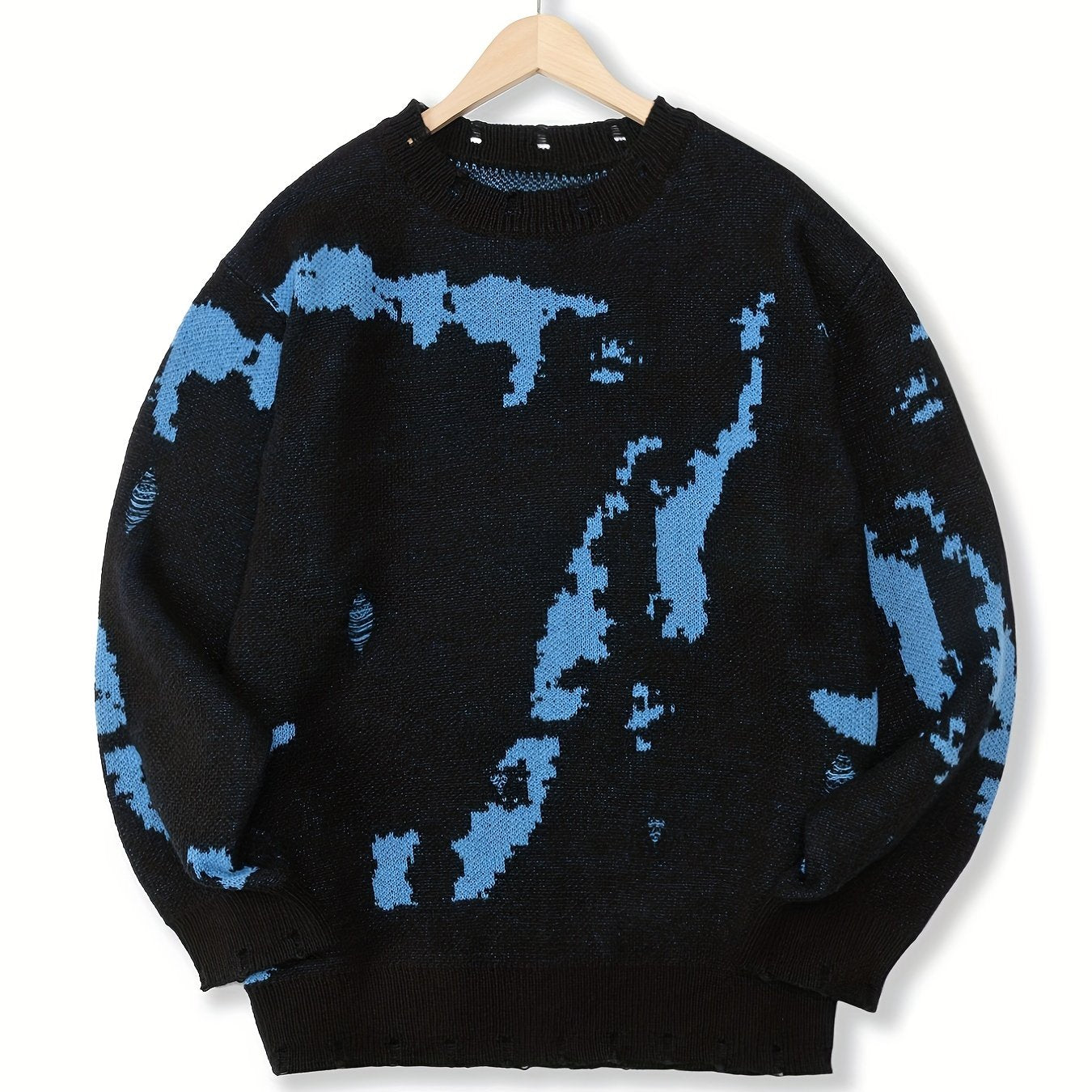 Pull-Over Homme à Texture Structurée pour Usage Quotidien | Idéal pour la Mi-Saison