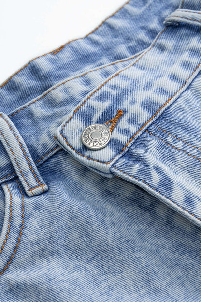Short en Jean avec Coupe Ajustée pour Femmes | Idéal pour l’Été