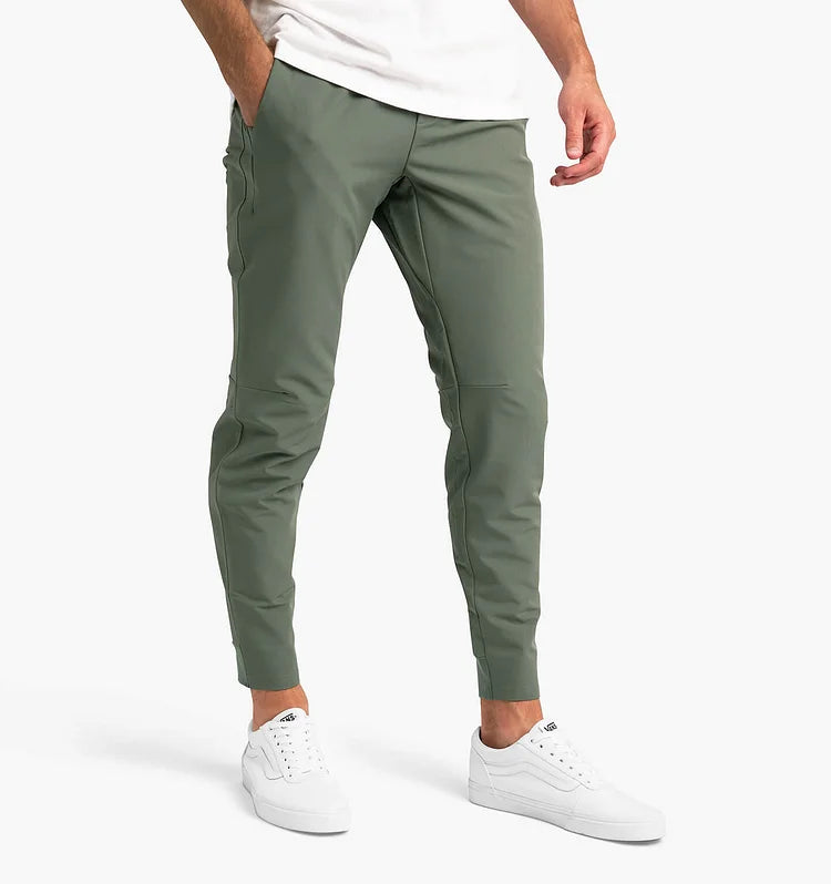 Pantalon Fonctionnel avec Coupe Ajustée Et Taille Élastique pour Homme | Idéal pour Les Activités Quotidiennes