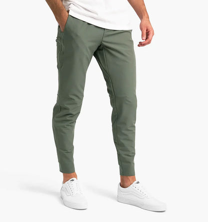 Pantalon Fonctionnel avec Coupe Ajustée Et Taille Élastique pour Homme | Idéal pour Les Activités Quotidiennes
