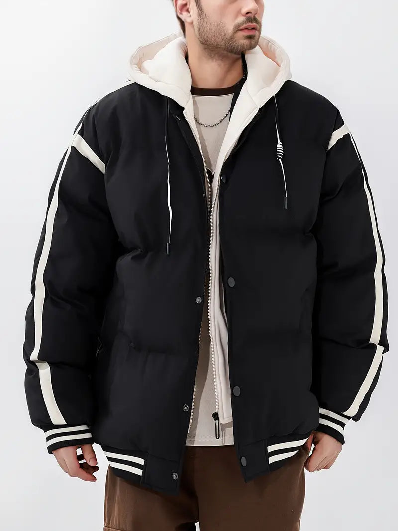 Veste Matelassée À Fermeture Zippée pour Homme | Idéale pour L’Hiver