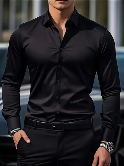 Chemise À Manches Longues Pour Homme | Idéale Pour Usage Quotidien
