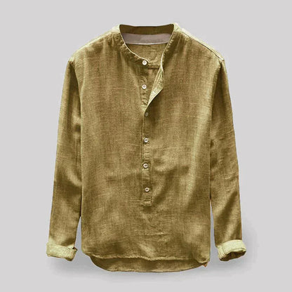 Chemise À Manches Longues Avec Coupe Régulière Pour Hommes | Idéale Pour Le Quotidien Et Les Occasions Formelles