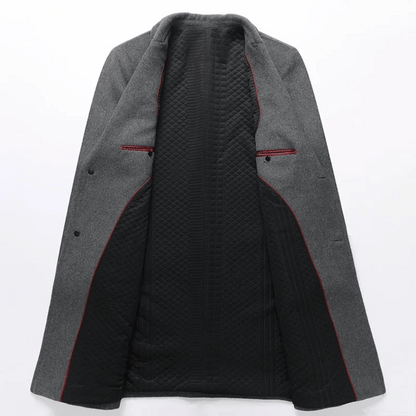 Manteau Long avec Fermeture À Boutons pour Homme | Idéal pour La Saison Froide