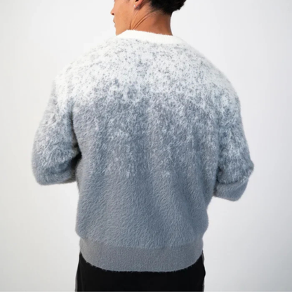 Pull À Col Rond Avec Motif Dégradé Pour Femme Et Homme | Idéal Pour Usage Quotidien