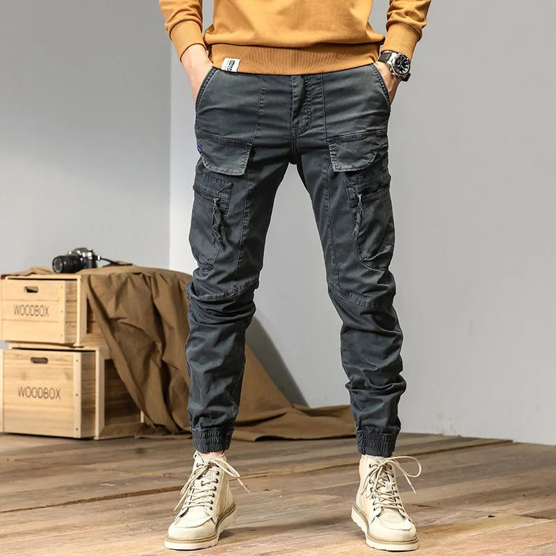 Pantalon Cargo Jogging pour Homme avec Taille Élastique | Idéal pour la Ville et les Activités de Plein Air